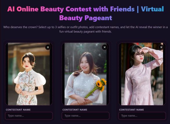Virtual Beauty Pageant AI Scoring Grid